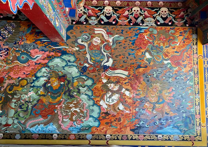桑耶寺壁畫
