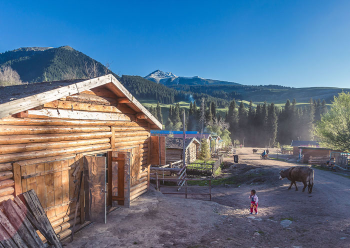 瓊庫什台哈薩克族木屋