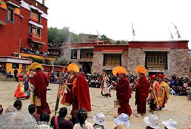 西藏松潘跳神節