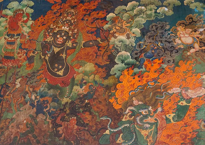 乃瓊寺壁畫