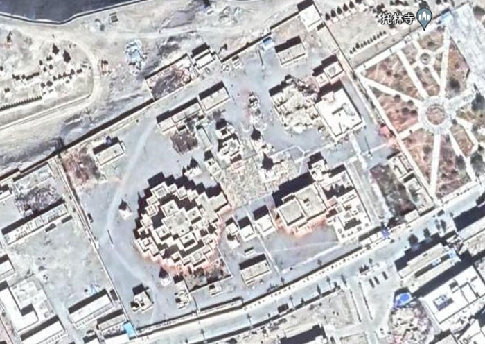 托林寺衛星圖
