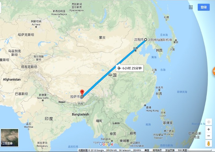沈陽到拉薩飞机进藏 进藏航班