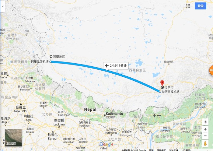 阿里到拉薩飞机进藏 进藏航班